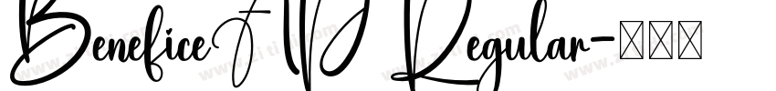 BeneficeAP Regular字体转换 BeneficeAP Regular字体转换